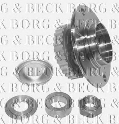 BORG & BECK bwk730 -  Комплект подшипника ступицы колеса
